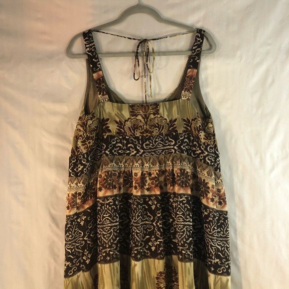 Positive Attitude Surplus Neck Mid Length Sleeveless Dress Plus Size 18 - Picture 6 of 11